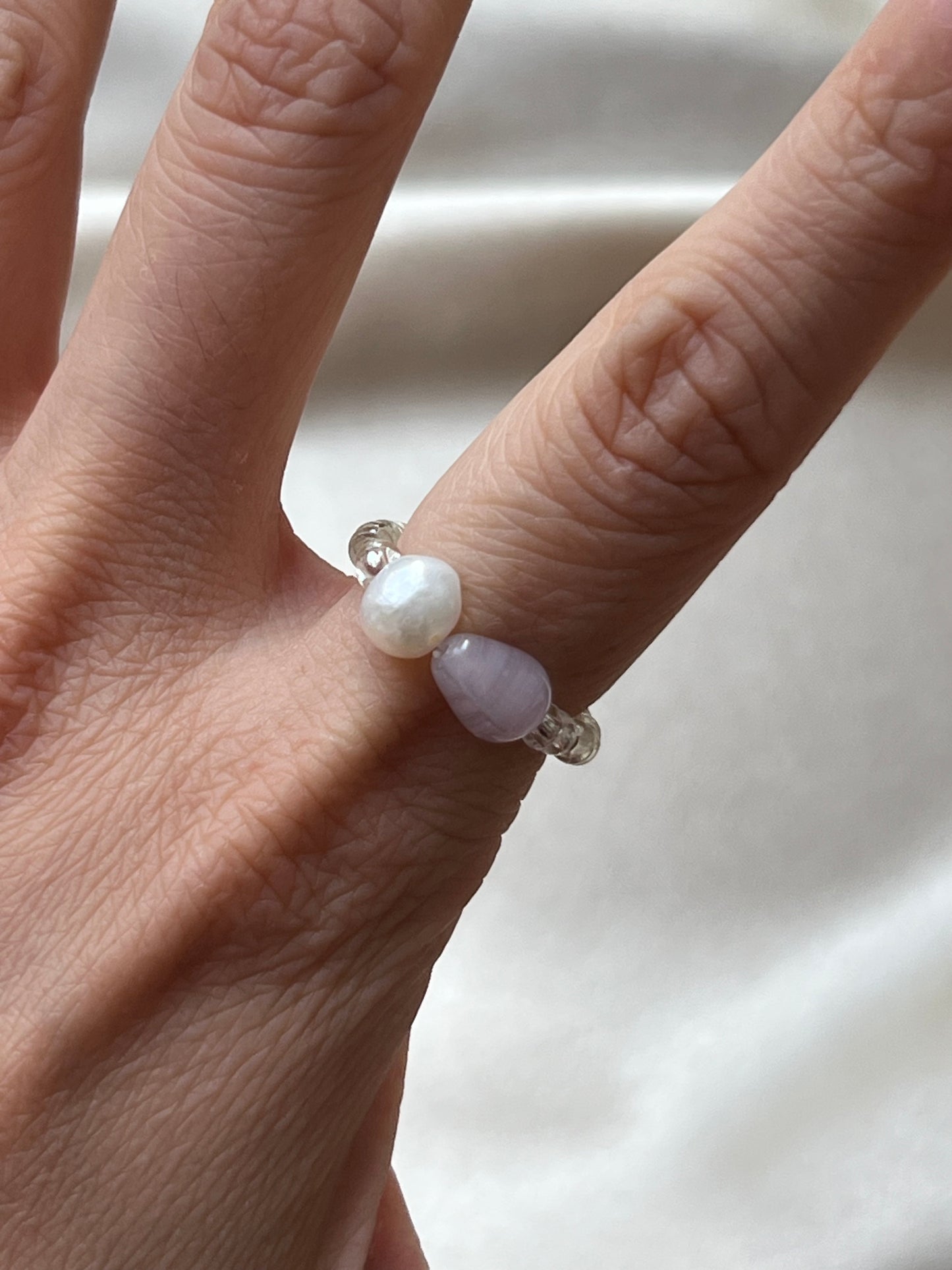 Rose-quartz Ring