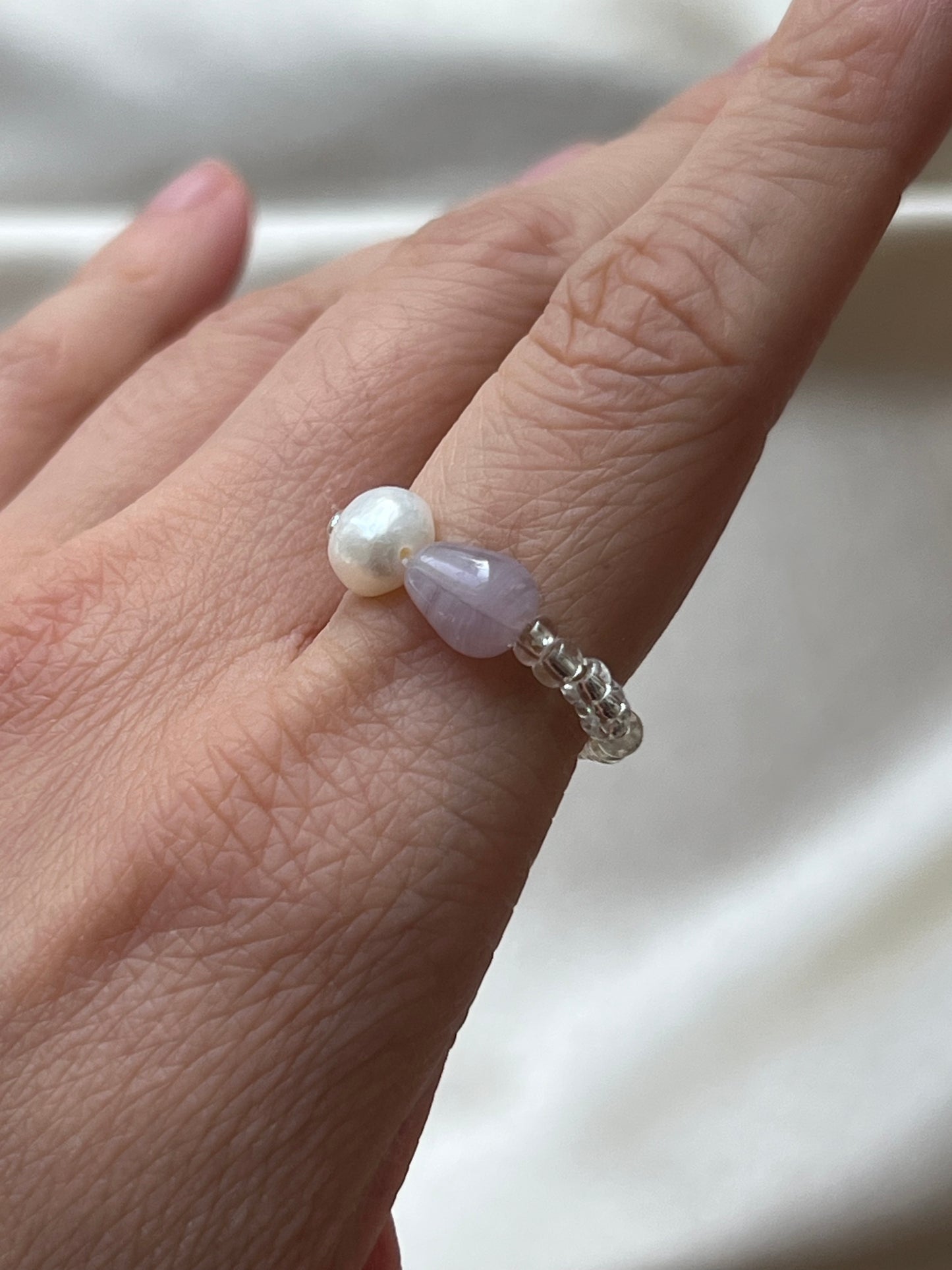 Rose-quartz Ring